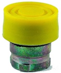 RB2-BP5...BOOTED PUSH BUTTON, SPRING RETURN, IP66, NON-ILLUMINATED, YELLOW COLOR