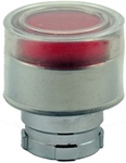RB2-BW54...BOOTED TYPE FLUSH PUSH BUTTON, FOR INCANDESCENT & LED BULBS, RED COLOR