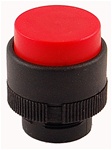 RP2-BL4...PROJECTING PLASTIC PUSH BUTTON, SPRING RETURN, RED COLOR