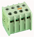 TA1-M13...AUXILIARY CONTACT BLOCKS, FRONT MOUNTING, 1 NORMALLY OPEN, 3 NORMALLY CLOSED CONTACTS
