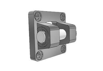 AIRTAC Mounting bracket for NSU series, MP2 type double clevis for 2-1/2 inch bore cylinders