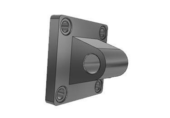 AIRTAC Mounting bracket for NSU series, MP4 type single clevis for 2-1/2 inch bore cylinders