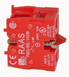 RB2-BE102-BP...CONTACT BLOCK, NORMALLY CLOSED, STANDARD TYPE, <b>FOR CONTROL STATION RC-P BOX MOUNTING ONLY</B>