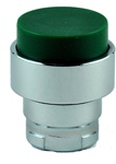 RB2-BL3...PROJECTING PUSH BUTTON, SPRING RETURN, NON-ILLUMINATED, GREEN COLOR