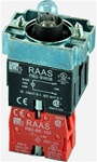 RB2-BW062-110...BODY ASSEMBLY FOR PUSH BUTTON & SELECTOR, 110AC, NC CONTACT