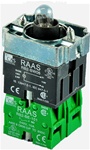 RB2-BW063-24...BODY ASSEMBLY FOR PUSH BUTTON & SELECTOR, 24AC/DC, NO+NO CONTACTS