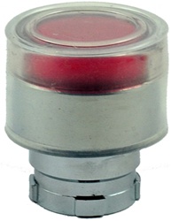 RB2-BW54...BOOTED TYPE FLUSH PUSH BUTTON, FOR INCANDESCENT & LED BULBS, RED COLOR