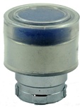 RB2-BW56...BOOTED TYPE FLUSH PUSH BUTTON, FOR INCANDESCENT & LED BULBS, BLUE COLOR