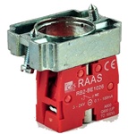 RB2-BZ1026...CONTACT BLOCK SWITCH,NORMALLY CLOSED,GOLD FLASH TYPE WITH COLLAR