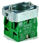 RB2-BZ103...CONTACT BLOCK SWITCHES,NORMALLY OPEN+NORMALLY OPEN,STANDARD TYPE WITH COLLAR