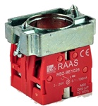 RB2-BZ1046...CONTACT BLOCK SWITCHES,NORMALLY CLOSED+NORMALLY CLOSED,GOLD FLASH TYPE WITH COLLAR