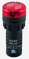 RB2-KS-110V...BUZZER-LED PILOT LIGHT, 110AC, RED COLOR