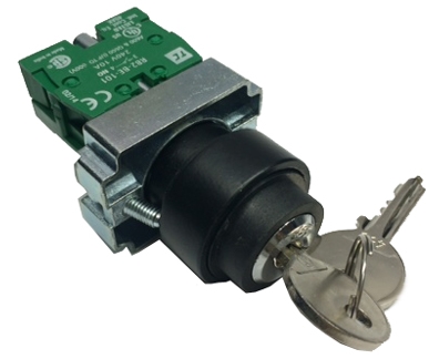 KS-31 Switch: key switch 2-position Key: flat Switch.method: OFF-ON