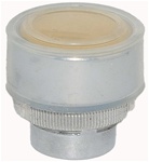 RM2-BA58...FLUSH METAL PUSH BUTTON, SPRING RETURN WITH TRANSPARENT BOOT, YELLOW COLOR