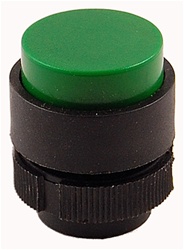 RP2-BL3...PROJECTING PLASTIC PUSH BUTTON, SPRING RETURN, GREEN COLOR