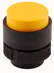 RP2-BL5...PROJECTING PLASTIC PUSH BUTTON, SPRING RETURN, YELLOW COLOR