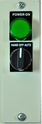 TA9CP12...HAND-OFF-AUTO SELECTOR SWITCH WITH RED OR GREEN PILOT LIGHT 120V