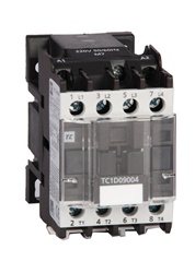 TC1-D09004-B5...4 POLE CONTACTOR 24/50VAC OPERATING COIL, 4 NORMALLY OPEN, 0 NORMALLY CLOSED