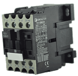 TC1-D0901-N5...3 POLE CONTACTOR 415/50VAC  OPERATING COIL, N C AUX CONTACT