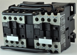 TC2-D1210-B6...3 POLE REVERSING CONTACTOR 24/60VAC, WITH AC OPERATING COIL, N O AUX CONTACT