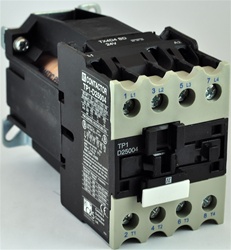 TP1-D25004-BD...4 POLE CONTACTOR 24VDC, WITH DC OPERATING COIL, 4 NORMALLY OPEN, 0 NORMALLY CLOSED AUX CONTACT