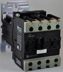 TP1-D40004-ED...4 POLE CONTACTOR 48VDC, WITH DC OPERATING COIL, 4 NORMALLY OPEN, 0 NORMALLY CLOSED