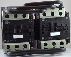 TP2-D6511-BD...3 POLE REVERSING CONTACTOR 24VDC, WITH DC OPERATING COIL, N-C & N-O AUX CONTACT